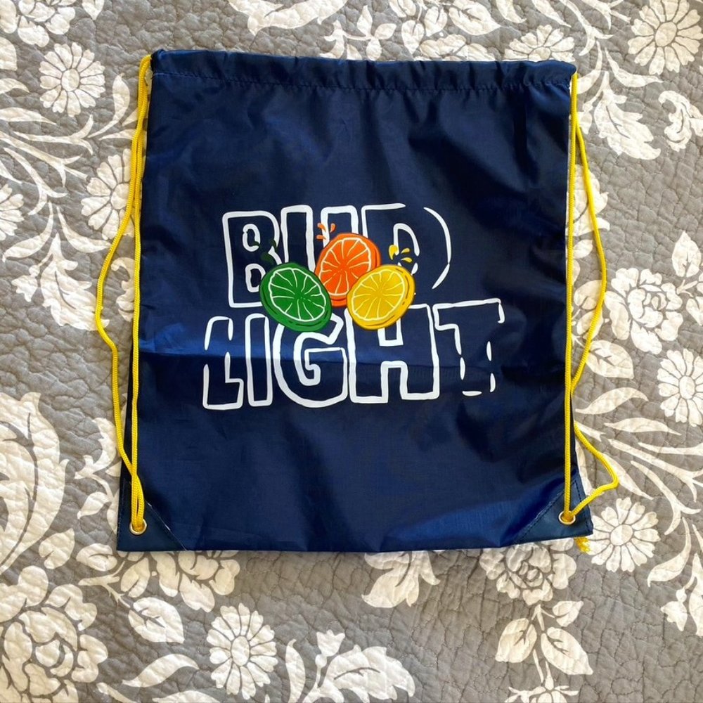 New! Bud Light Drawstring Backpack